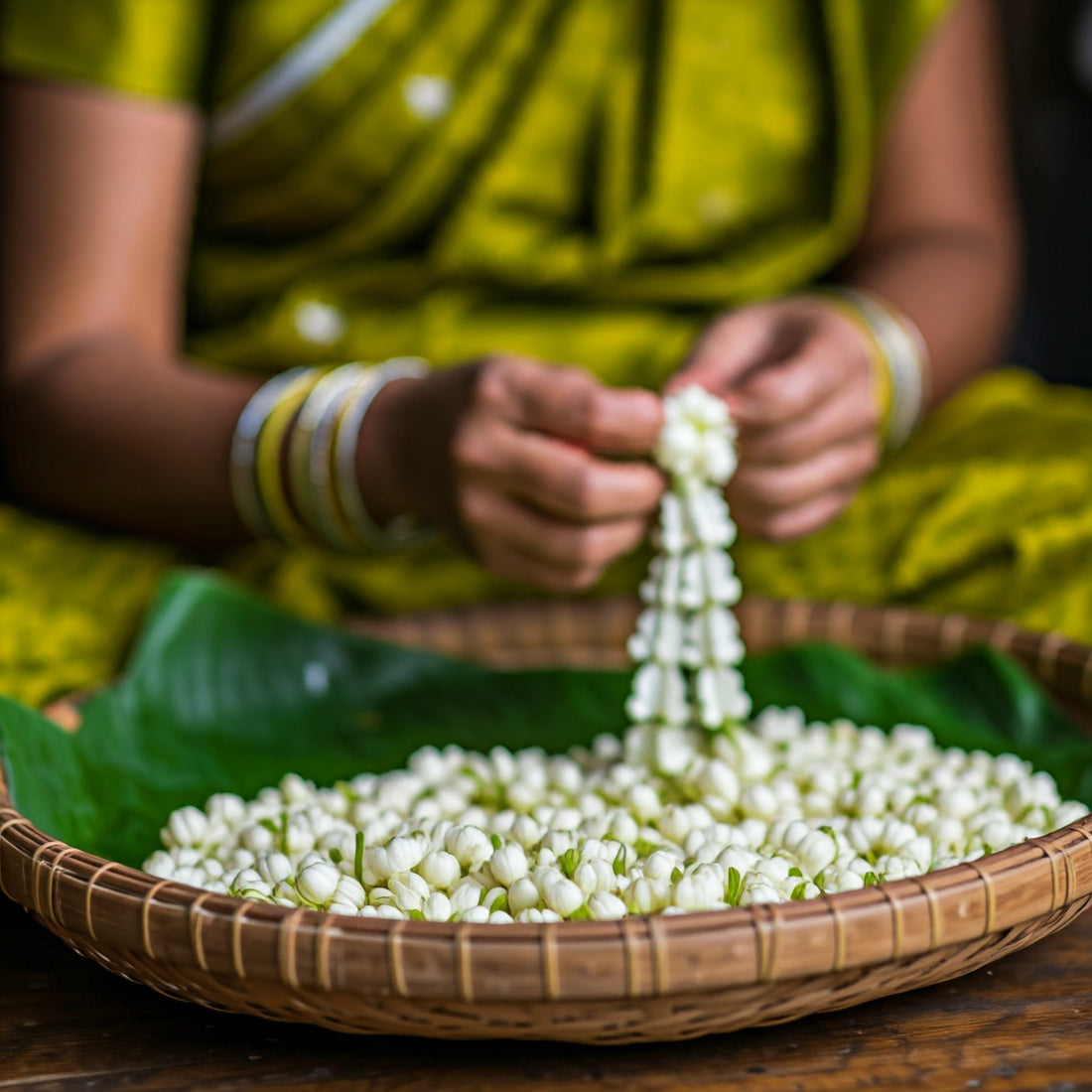 making of Jasmine string