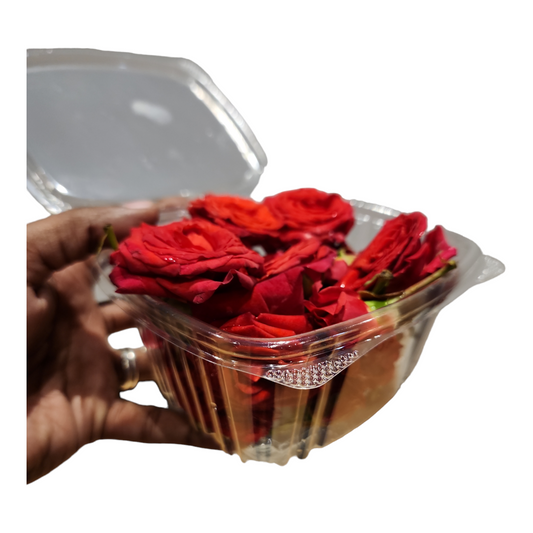 Fleur fraîche de rose, Roja Pu, Gulabi Puvvu, Ros Puv, Gulab ka Phool - 1 paquet