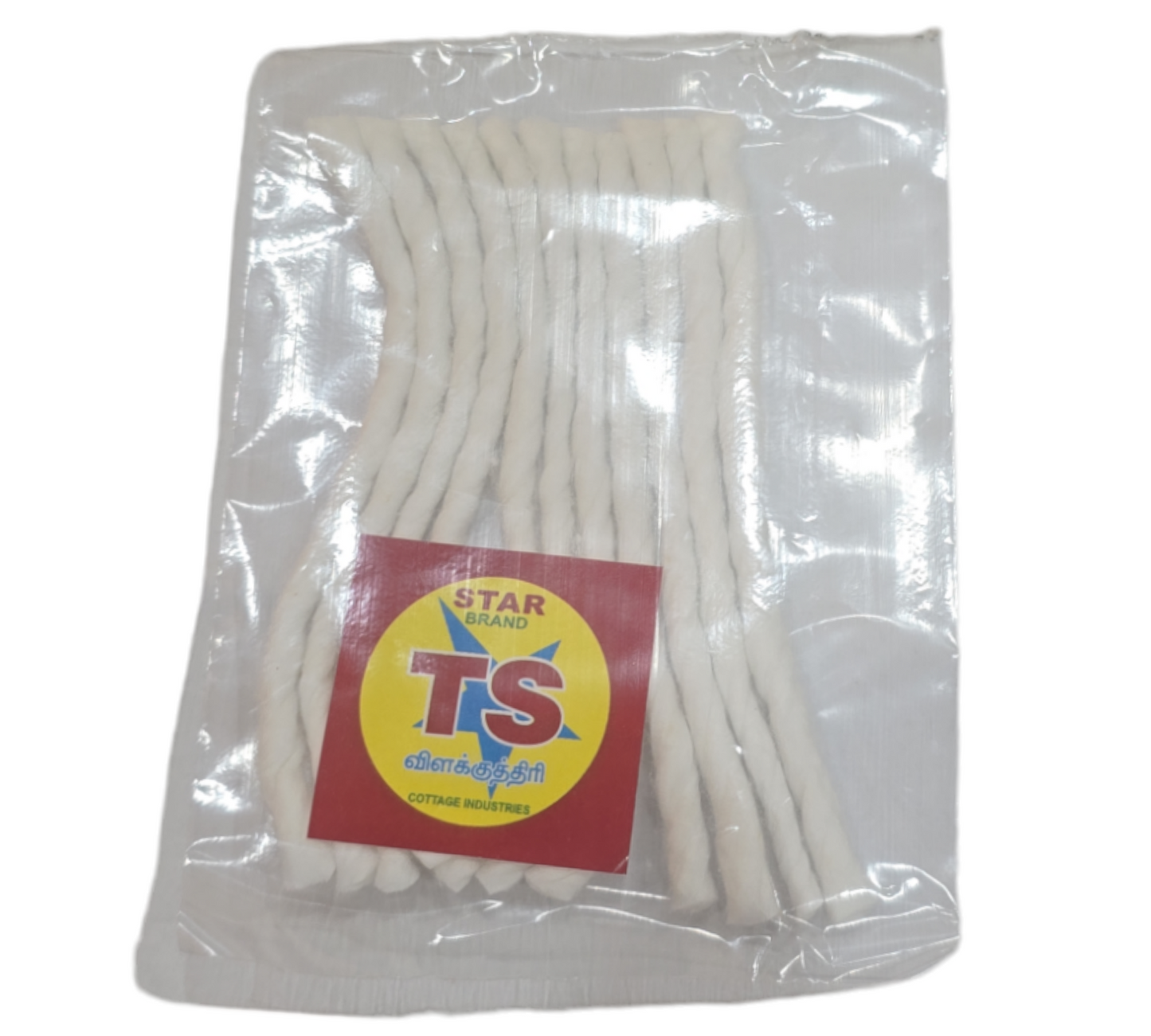 Cotton Wick, திரி (Tiri), వత్తి (Vatti), തിരി (Tiri), बाती (Bātī) 1 Packet