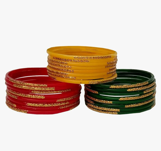 Glass Bangles 12 Pieces