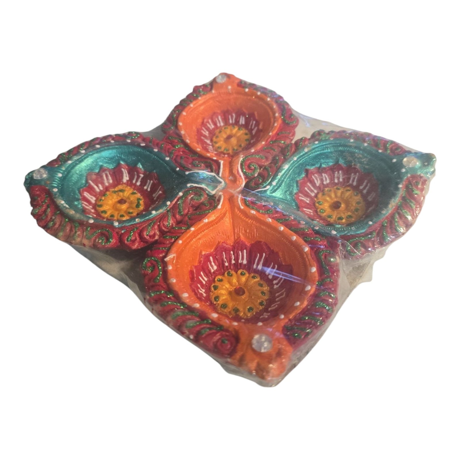 Handcrafted Clay Diya - Illuminate Your Karthigai Deepam - Image 2